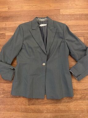 Garfield & Marks Women's Slate Blue-Gray Arden Petite Jacket - Size 12P
 b92